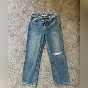Top shop Boyfriend size 28 waist Length 30 denim pant